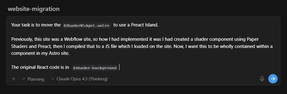 I moved the original implementation into a subfolder, then told it to move it over